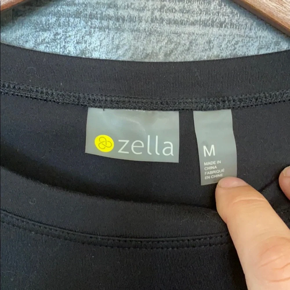 Nice Black Zella Long Sleeve Top - Picture 2 of 4